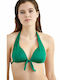 Blu4u Padded Triangle Bikini Top Green