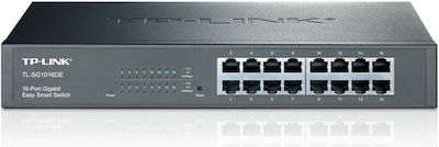 TP-LINK TL-SG1016DE Unmanaged L2 Switch with 16 Gigabit (1Gbps) Ethernet Ports