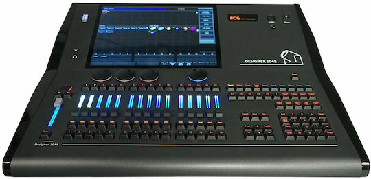 Fos Technologies Designer 2048 DMX Controller Κονσόλα Φωτισμού με 2048 Κανάλια Ελέγχου / 4 Εισόδους XLR και Συνδέσεις Wifi / USB (για PC)