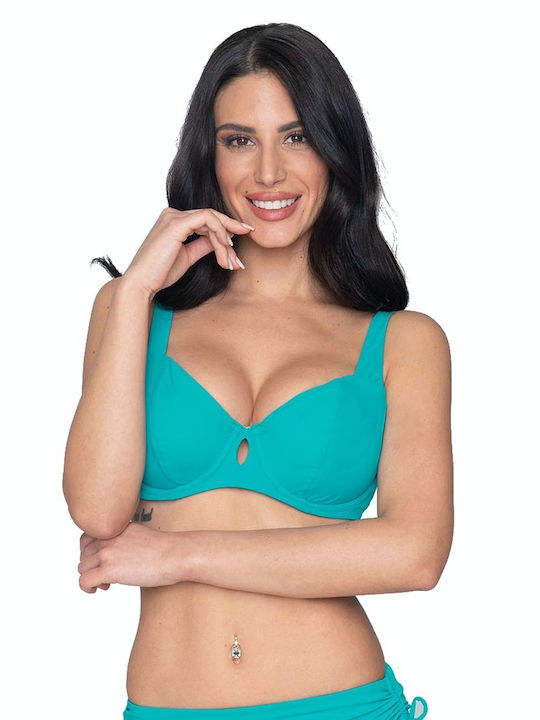 Luna Underwire Bikini Bra with Adjustable Strap...