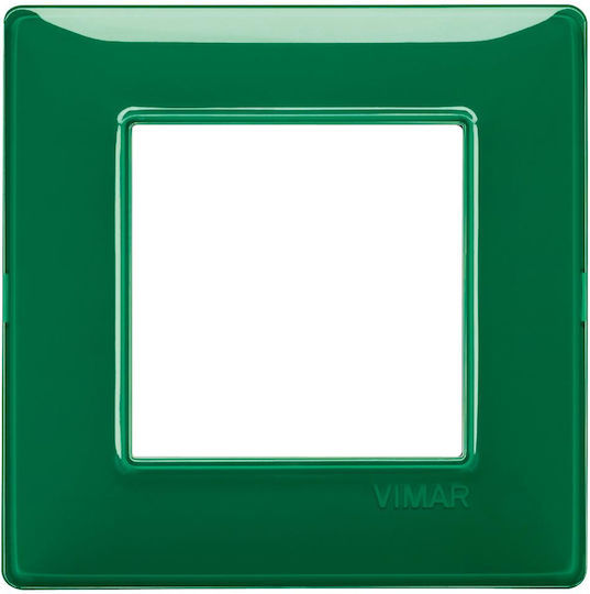 Vimar Plana Switch Frame 1 Position Vertical Installation in Green Color 14642.47