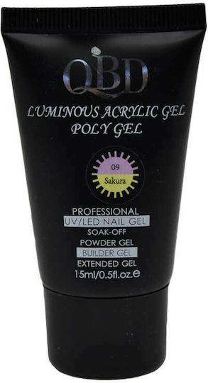 QBD Luminous Acrygel Falsche Nagelgel 09 Sakura 15ml