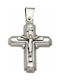 Mertzios.gr White Gold Cross 14K with the Crucified