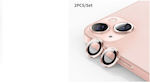 Enkay Hat-Prince Camera Protection Metal Frame Pink for the iPhone 13 / 13 mini SYA001624301E