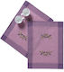 Silk Fashion Platzdeckchen Stoff Lila 50x35cm 12Stück