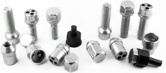 Farad Μπουλόνια Απλά M12x1.25mm για Κλειδί No 19