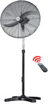 Human FS-65 Commercial Stand Fan with Remote Control 200W 65cm with Remote Control