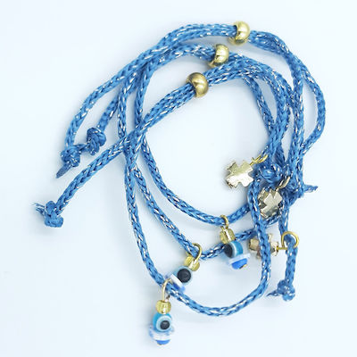 Kymi Christening Charm Bracelet Blue 50pcs