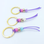 Kymi Christening Charm Keychain Purple 50pcs