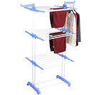 Aluminum Folding Floor Clothes Drying Rack