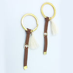 Kymi Metal Christening Charm Keychain Gold 50pcs