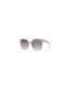 Fendi Women's Sunglasses with White Plastic Frame and Gray Gradient Lens FE40007I 57W