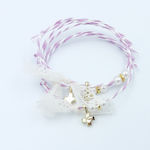 Kymi Christening Charm Bracelet Pink 50pcs