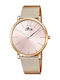 Lotus Watches Ceas de Damă cu Rose Gold Brățară Metalică