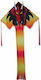 X-Kites Τριγωνικός Χαρταετός Large Easy Flyer Fire Υφασμάτινος με Ουρά, Σπάγγο & Τσάντα Αποθήκευσης 229x117εκ 1τμχ