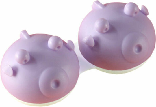 Funny Animals Θήκη Φακών Επαφής Fish Purple
