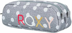 Roxy Da Rock Ученически Несесер Цилиндър Сив
