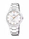 Festina Γυναικείο Ρολόι 34mm Μπαταρίας με Ασημί Μεταλλικό Μπρασελέ