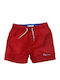 Pepe Jeans Sammy Front Logo Boy Kids Swimwear Swim Shorts Red