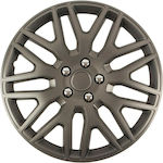 AMiO Auto Radkappen Set Dakar NC 4Stück 16" Silber