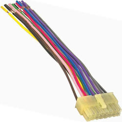 Kenwood Φίσα ISO Αυτοκινήτου 16pin Socket For Car Radio Kenwood Φίσα ISO Αυτοκινήτου 16pin Socket For Car Radio