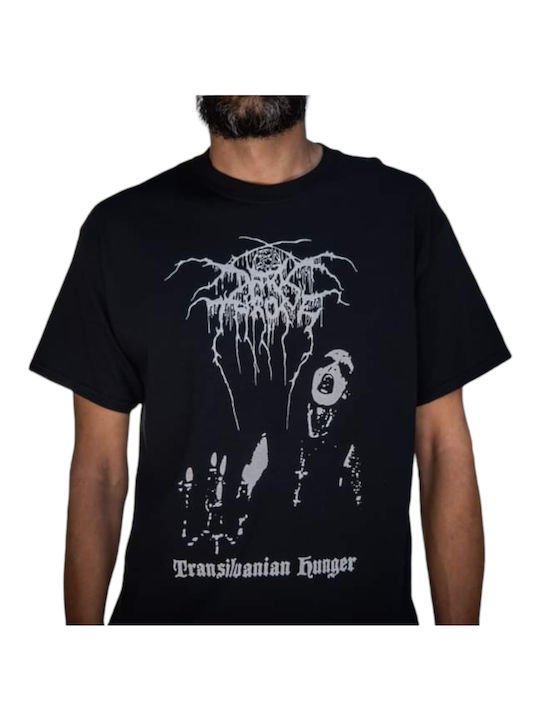 T-shirt Noir Metal DARK THRONE - Motifs Transilvanian Hunger, Mayhem, Bathory, Darkthrone