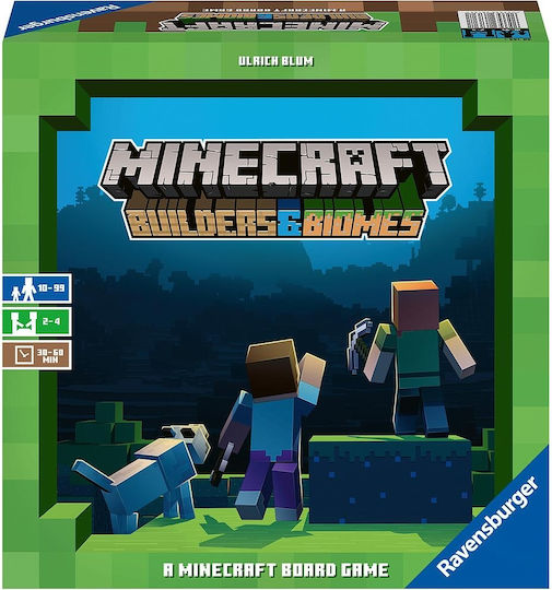 Board Game Minecraft for 2-4 Players 10+ Years Old (RO) Ravensburger
