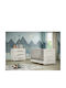 Casababy Alaska Nursery Furniture Set with Bed & Nursery Drawer Beige / Gray