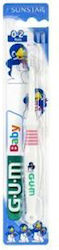 GUM 213 Kids Toothbrush for 0m+ White