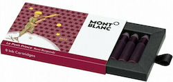 Mont Blanc Ersatz-Tinte für Füller Rose Burgundy 16Stück