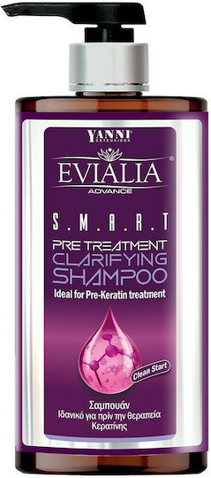 Yanni Extensions Evialia Smart Clarifying Pre Treatment Σαμπουάν Αναδόμησης/Θρέψης για Όλους τους Τύπους Μαλλιών 500ml