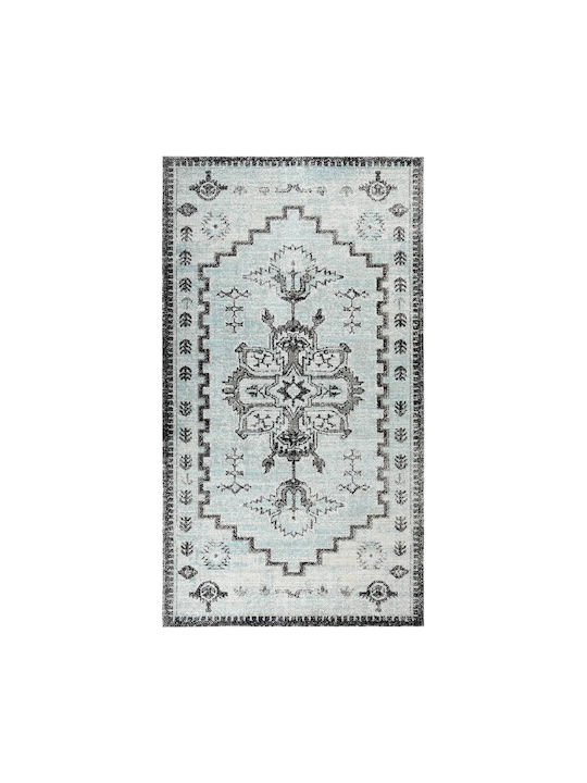 vidaXL Rug Outdoor Rectangular Green / Grey