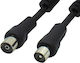 Lancom Καλώδιο Κεραίας Coax male - Coax female Μαύρο 1.5m (02.006.0176)
