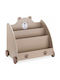 Navaris Kinder Aufbewahrungsbox aus Holz Design Bear Braun 60x58x40cm 1Stück