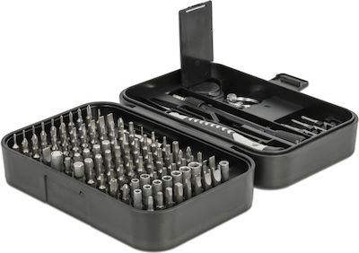 DeLock Screwdriver with 130 Magnetic Interchangeable Tips