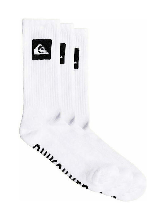 Quiksilver Men's Socks White 3Pack