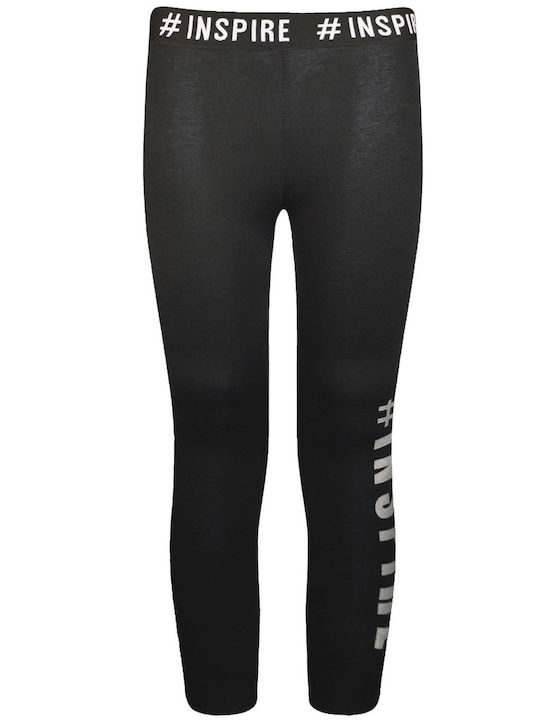 Energiers Leggings pentru Copii Lung Negru