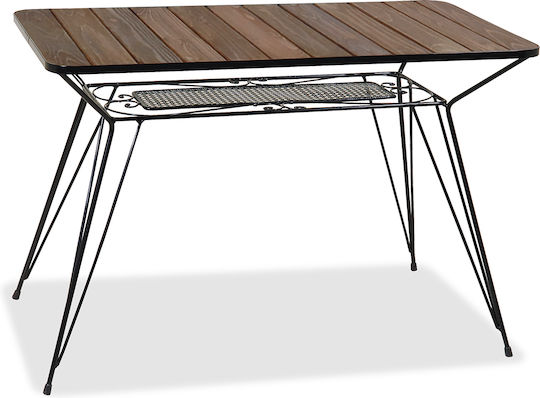 Tisch Stabil Natural-black 160x90x73cm
