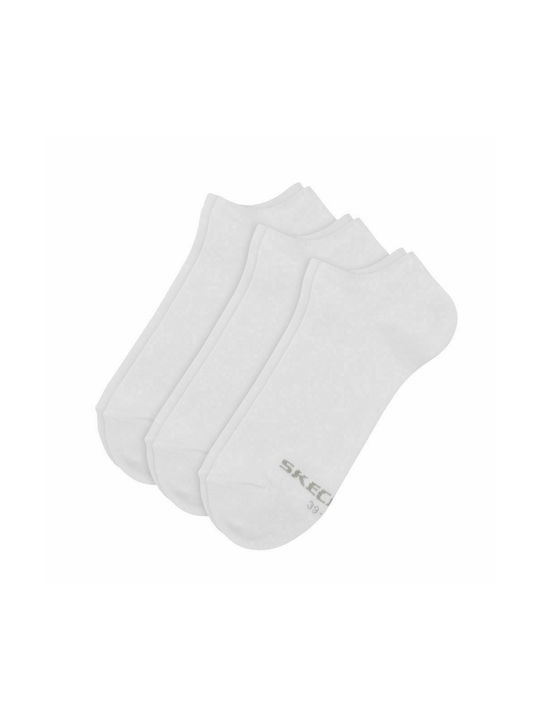 Skechers Men's Solid Color Socks White 3Pack