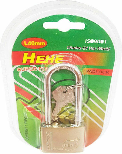 Vltools Blister Steel Padlock Lengthened with Key 50mm 1pcs