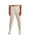 Under Armour Rival Women's Jogger Sweatpants Beige Fleece