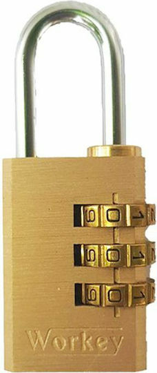 Vltools CB-04E Vorhängeschloss Messing Kombination 30mm 1Stück
