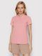 4F Γυναικεία Polo Μπλούζα Κοντομάνικη Ροζ