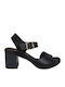 Leather Sandals Black