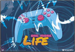 Logigraf Suport pentru birou Single Plastic Gamer One More Life Multicolor 49.5x34.5cm