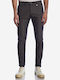Trousers Chino Elastic in Slim Fit Navy Blue