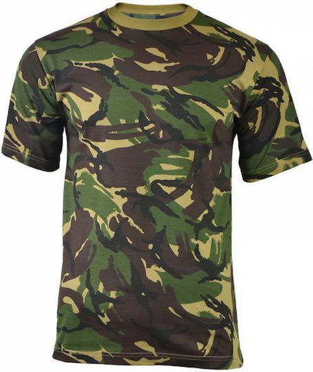 Mil-Tec Κοντομάνικο T-shirt Στρατού 100% Βαμβακερό σε Χακί Χρώμα Tarn Brit.Dpm