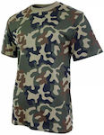 Mil-Tec Short Sleeve T-shirt Army 100% Cotton In Khaki Colour Polish Camo