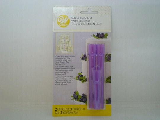 Wilton Support Columns Cake supports Plastic 022.03.122 3pcs