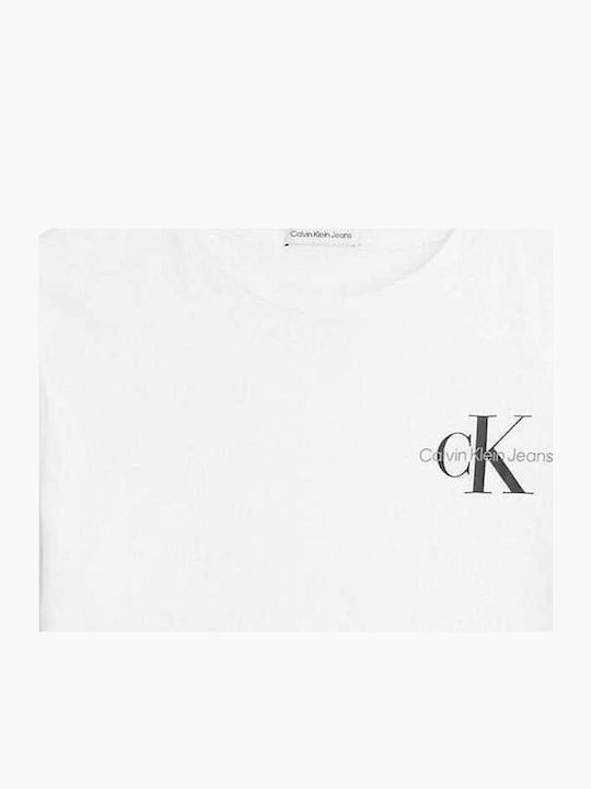 Παιδικό T-shirt Λευκό Chest Monogram